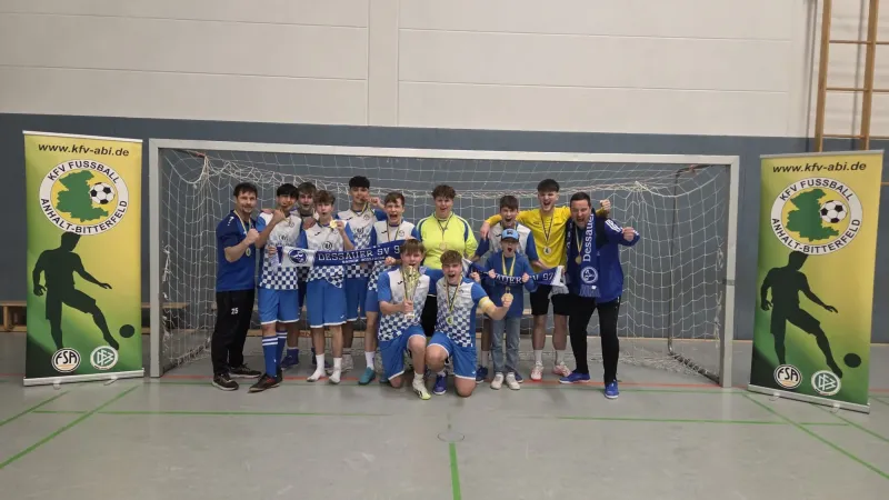 Die B Jugend holt den ersten Titel des Jahres