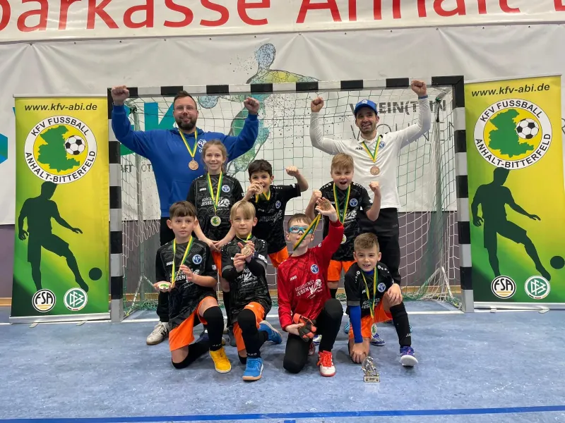 Starke Hallenkreismeisterschaft unserer F1 – Platz 3 von 31 Teams