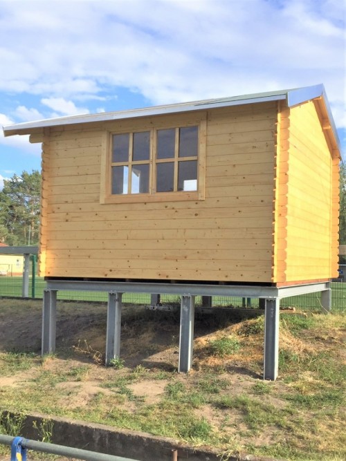 Unser Sprecherplatz ist fertig