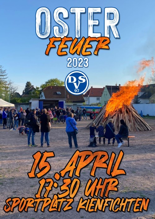 Osterfeuer auf den Kienfichten