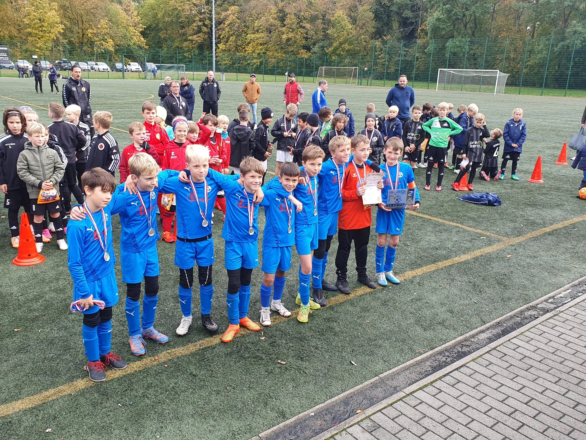 U10 Ungeschlagen beim Halloween Cup in Markranstädt