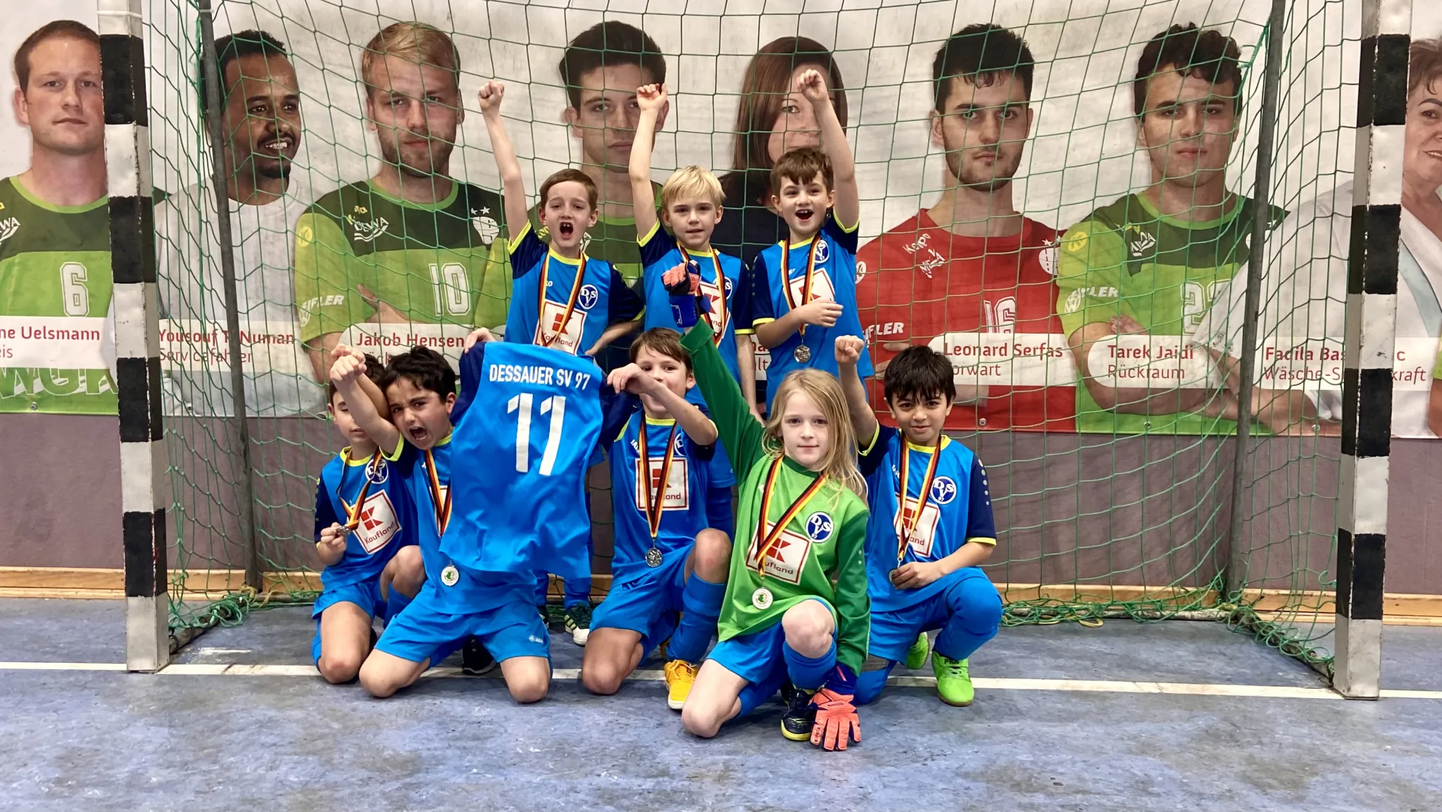 F-Jugend-Hallenkreismeisterschaft - Die Sache mit dem Glück.