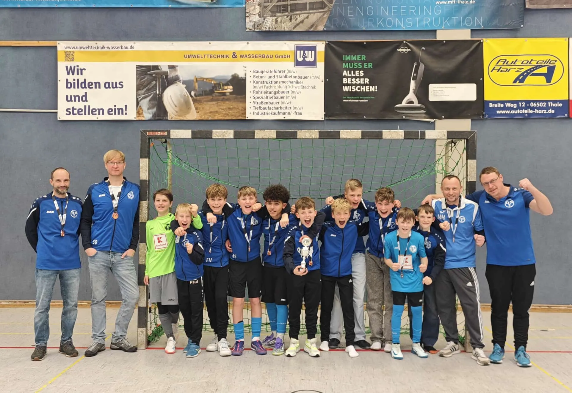 D1 - 3. beste Mannschaft Sachsen Anhalts - Platz 3 bei der Futsal LM!
