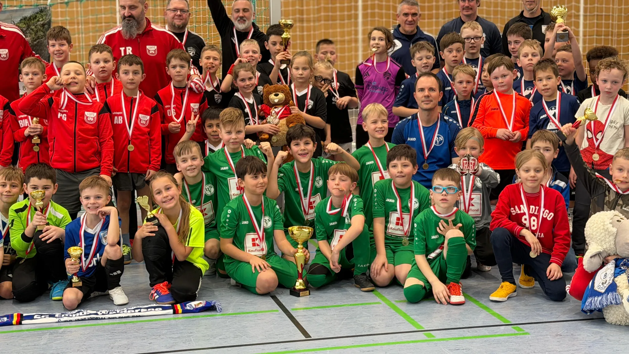 Starker gemeinsamer Auftritt der F1 und F2 Jugend