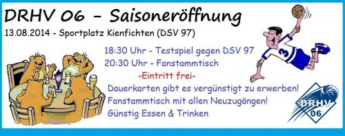 Handballer eröffnen gegen unseren DSV