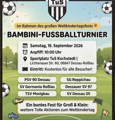 (G) Bambini-Turnier zum Weltkindertagsfest in Kochstedt