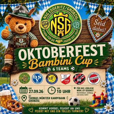 (G) ⚽️ Vorbericht: DSV 97 vor dem Oktoberfest Bambini Cup