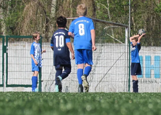 15.04.2018 Dessauer SV 97 vs. SG Blau-Weiß Dessau
