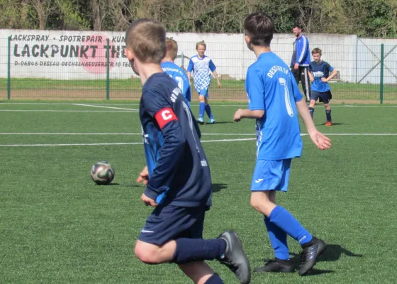 15.04.2018 Dessauer SV 97 vs. SG Blau-Weiß Dessau